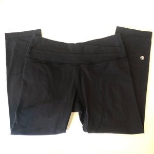 Lululemon Black Cropped leggings